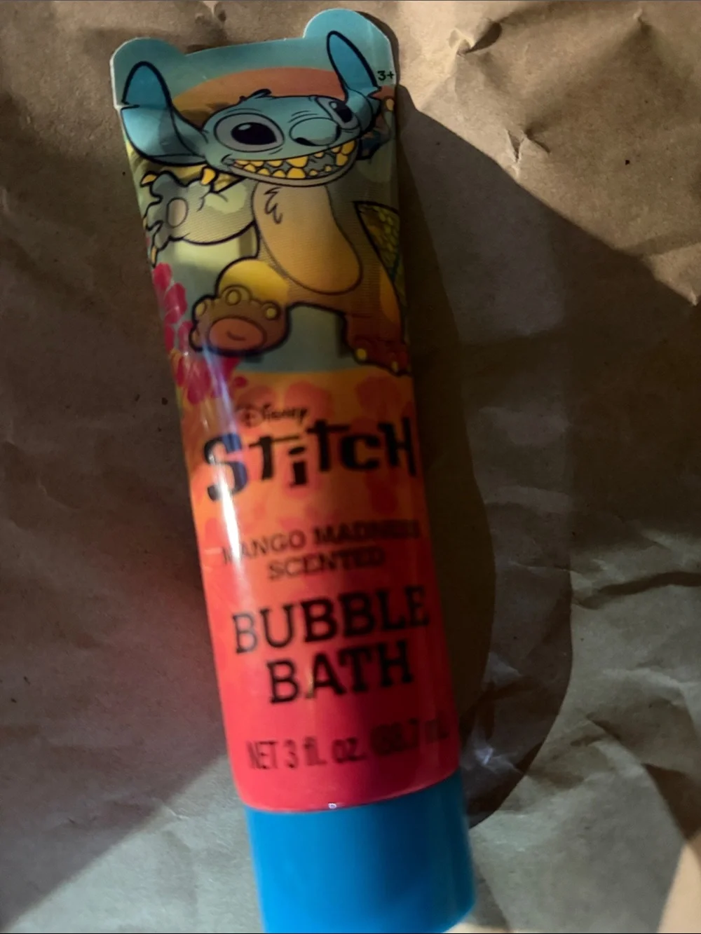 Stitch hair claw and bubble bath